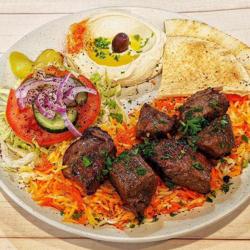 Lamb Kebob Plate